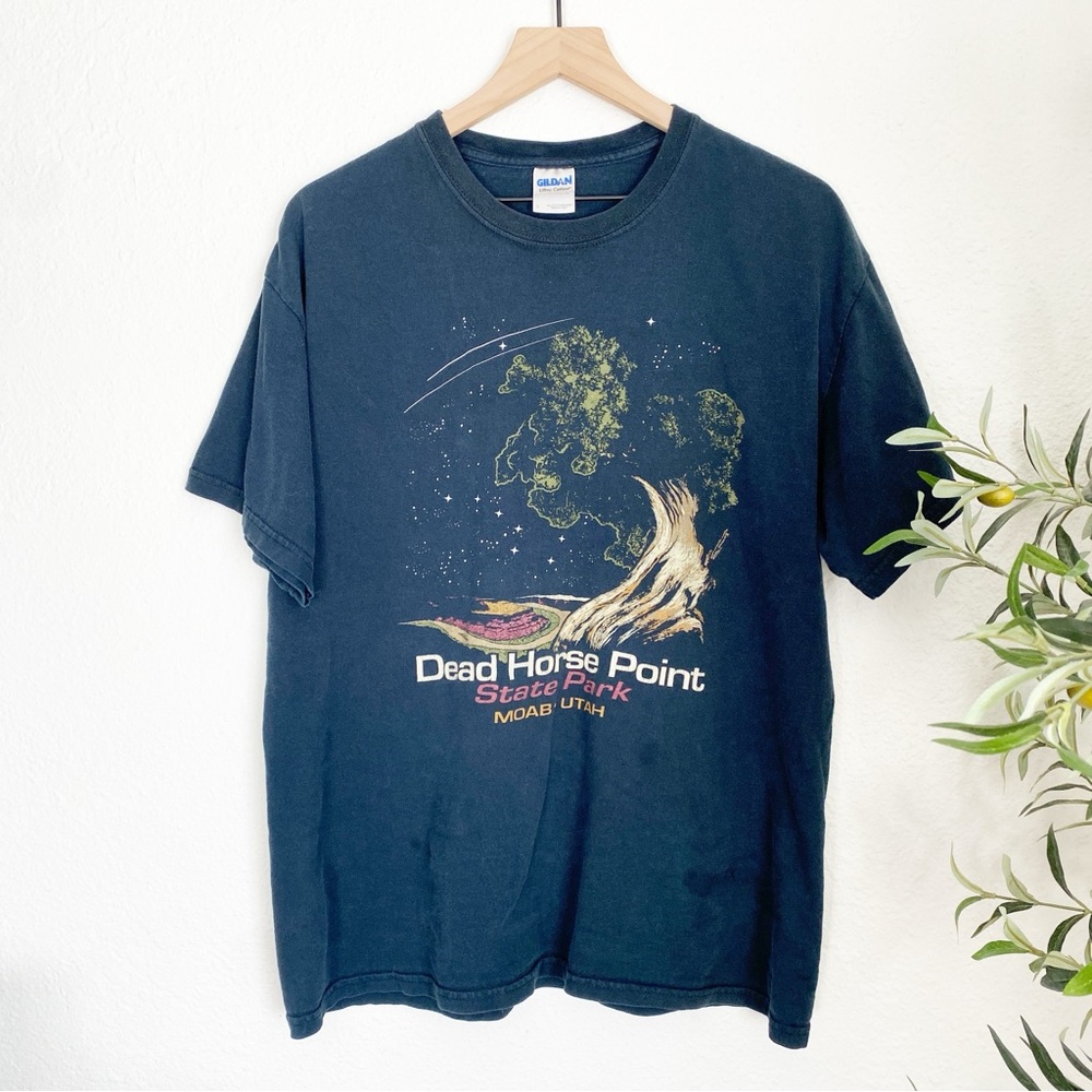 Dead Horse Point State Park Graphic Tee Unisex Black Large